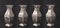 Four egyptian vases