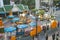 The four-faced Brahma statue at Ratchaprasong Junction,Bangkok.