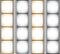 Four Filmstrip illustration isolated on white background