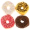 Four fresh donuts