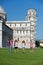 Four Friends on Vacation Visiting Pisa