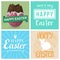 Four Happy Easter Cards