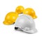 Four hard hat team