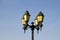 Four headed street light