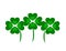 Four Leaf Clovers or Shamrocks