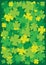 Four Leaf shamrock background for St.Patricks Day