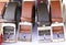 Four leather belts
