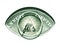 Four men put the pyramid at the top of the pyramid of the American dollar. 100% quality. Gold standard. In the form of a stylized