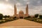 The four minarets and the dome of the new Mosque of Nizwa