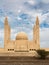 The four minarets and the dome of the new Mosque of Nizwa