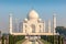 Four minarets frame of the Taj Mahal, Agra, Uttar Pradesh, India