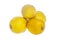 Four natural lemons