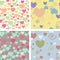 Four patterns for valentine\'s day