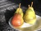 Four Pears In A Dish 