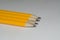 Four pencils isolated