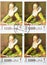 Four postage stamps printed in Ras Al Khaimah United Arab Emirates shows Reading young woman; by Jean Honore Fragonard 1732-