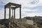 Four posts monument and Avila walls.