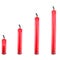 Four red candles