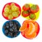 Four sorts of Fresh fruit