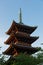 Four stages temple in Toshogu shrine