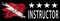 Four Star Instructor, Diver Down Flag, Scuba flag