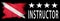 Four Star Instructor, Diver Down Flag, Scuba flag