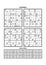 Four sudoku games with answers. Set 14.