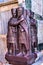 Four Tetrachs Purple Statue Saint Mark`s Church Venice Italy