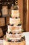 Four tier wedding cake