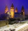 Four tower cathedral in Pecs, Hungary