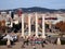 Four white columns, Montjuic, Barcelona