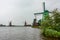 Four windmills at the Zaanse Schans, Netherlands