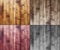 Four wood backgrounds
