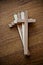 Four Wooden Crosses