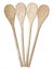 Four Wooden Spoons