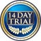 Fourteen Day Trial Luxury Gold Label Icon