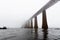 Fourth bridge on a foggy morning, South Queensferry, Scotland