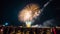 Fourth of July celebration ignites crowd with vibrant fireworks display generated by AI