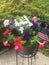 Fourth of July flower basket