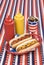 Fourth of July hotdogs