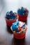 Fourth of July Star Cupcakes