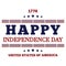 Fourthofjulyindependencedaylabel. Vector illustration decorative design