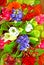 Fowers synthesis beautiful bouquet background and wallpapers in top high quality prints