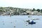 Fowey, Cornwall, England Looking across the river to the town of Polruan