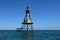 Fowey Rocks Light in Biscayne National Park off Miami, Florida.