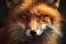 Fox closeup digital art. Generate Ai