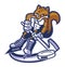 Fox ice hockey mascot