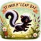 fox jumping with the jungle background, leap day banner graphics, leap year celebrations, 29 february