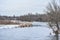 Fox River, Silver Lake, Wisconsin, Winter