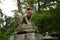 Fox statue in Fushimi Inari Taisha